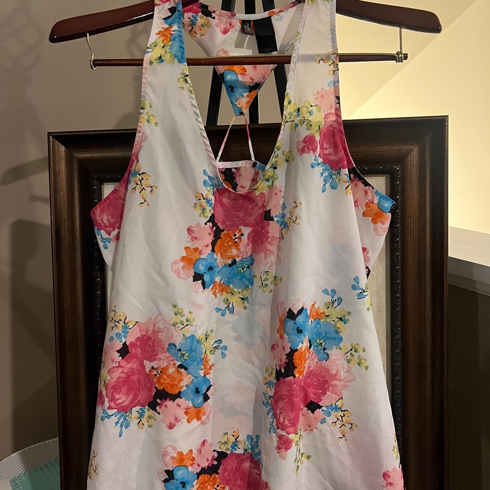 Bisou Bisou Multicolor Floral Top